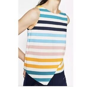 Zara Rainbow Striped Tank Top XS